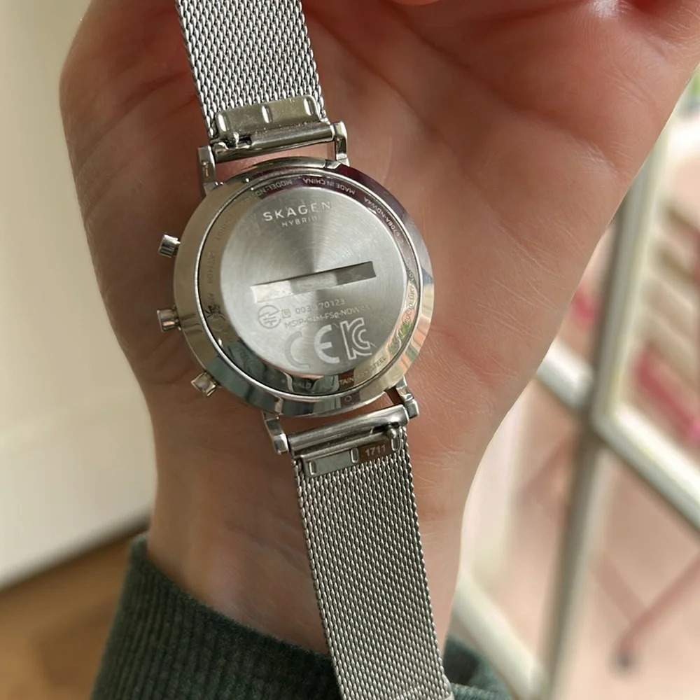 Skagen Smart Watch Silver Mesh Strap Watch